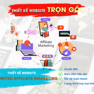 Trọn gói thiết kế website unlimited affiliate system
