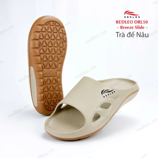 Dép quai ngang BREEZE SLIDE RL50 màu Trà Nâu