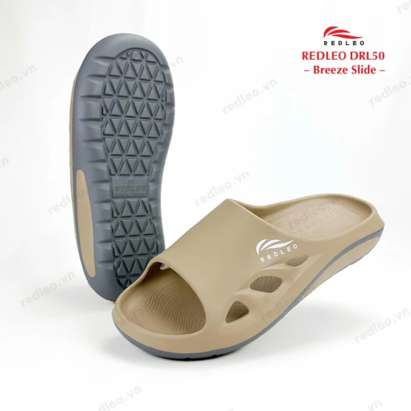 Dép quai ngang BREEZE SLIDE RL50 màu Nâu Xám