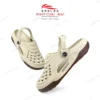Dép sục WAVY CLOG - RL61 Dép sục WAVY CLOG RL61 màu Kem Nâu