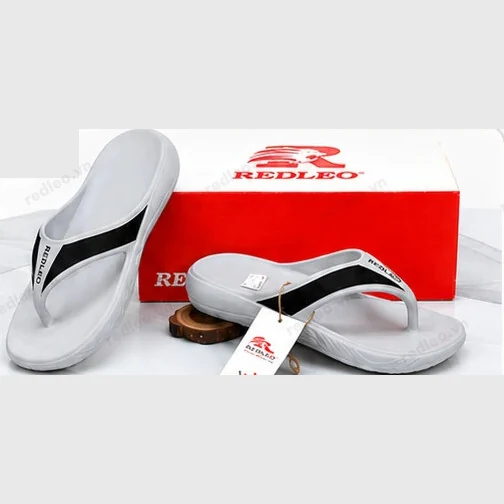 Dép kẹp nam quai phối màu RL68 màu Xám Đen