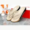Dép kẹp nam viền đế phối màu RL86 màu Trà Đen