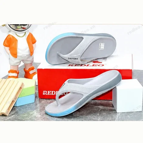 Dép kẹp nam viền đế phối màu RL86 màu Xám Xanh